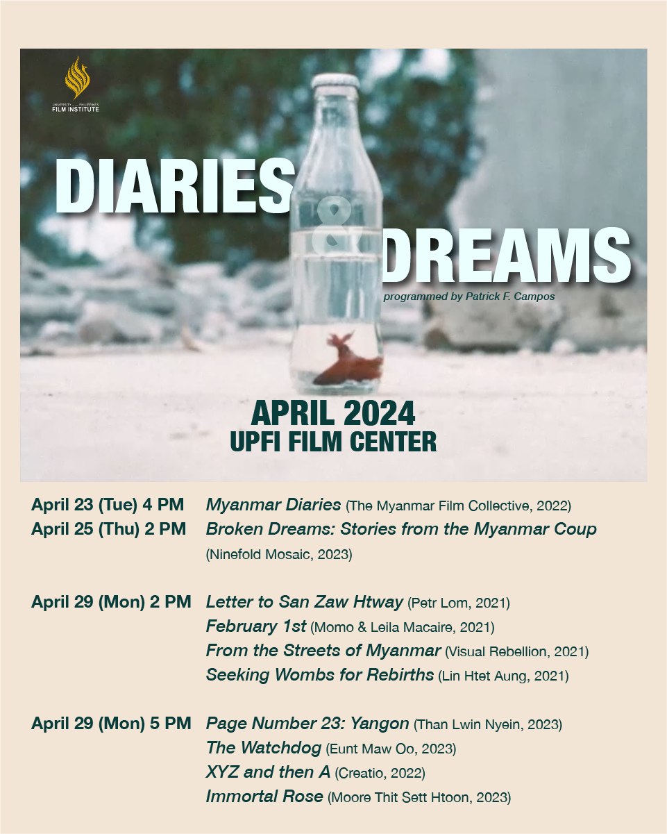 Diaries and Dreams: Films of Resistance From Myanmar